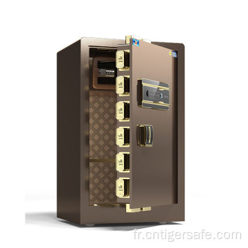 Tiger Safes Classic Series-Brown 80cm High Empreinte Lock